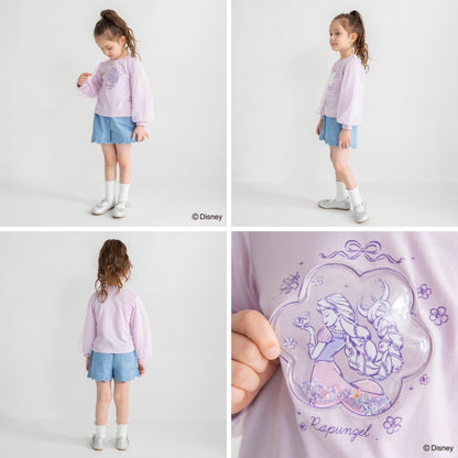 日本童裝 Branshes x Disney 網紗袖衛衣 90-130cm 女童款 春季 TOPS