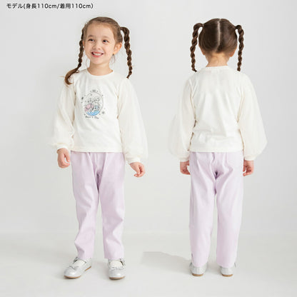 日本童裝 Branshes x Disney 網紗袖衛衣 90-130cm 女童款 春季 TOPS