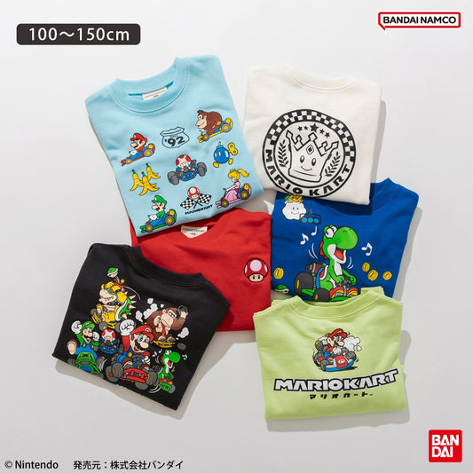 日本童裝 Branshes x Super Mario 印花衛衣 80-150cm 男童款/女童款 春季 TOPS 聖誕紅/新年紅