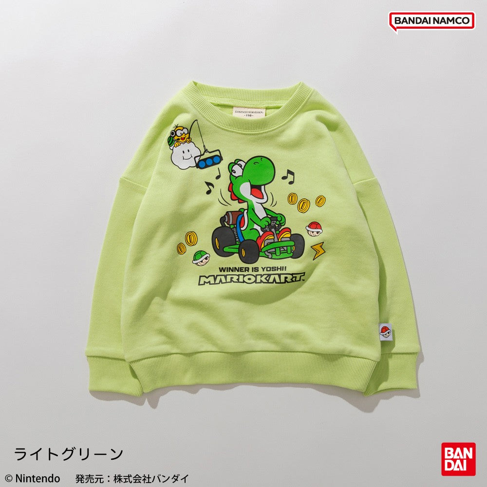 日本童裝 Branshes x Super Mario 印花衛衣 80-150cm 男童款/女童款 春季 TOPS 聖誕紅/新年紅