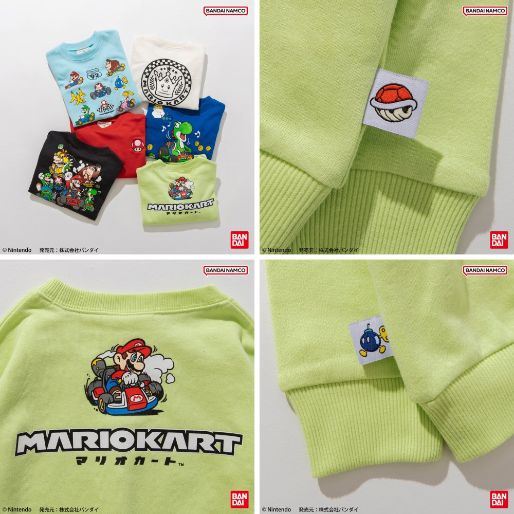 日本童裝 Branshes x Super Mario 印花衛衣 80-150cm 男童款/女童款 春季 TOPS 聖誕紅/新年紅