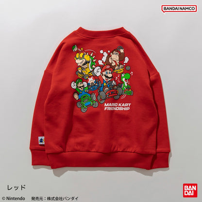 日本童裝 Branshes x Super Mario 印花衛衣 80-150cm 男童款/女童款 春季 TOPS 聖誕紅/新年紅