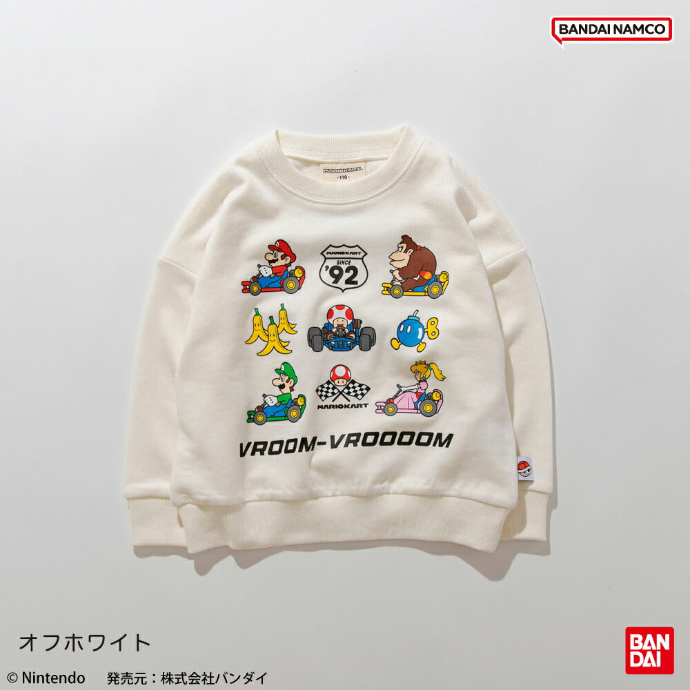 日本童裝 Branshes x Super Mario 印花衛衣 80-150cm 男童款/女童款 春季 TOPS 聖誕紅/新年紅