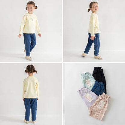 日本童裝 Branshes 馬卡龍長褲 80-150cm 女童款 春季 PANTS