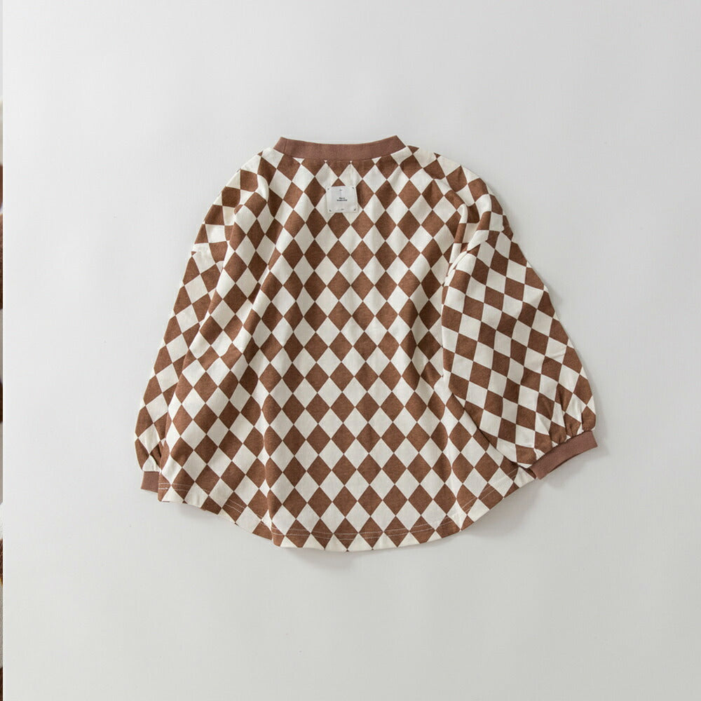 日本童裝 Branshes 印花長袖上衣 100-150cm 女童款 春季 TOPS