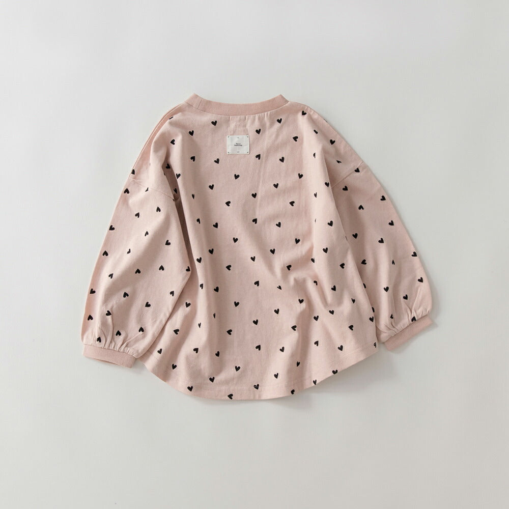 日本童裝 Branshes 印花長袖上衣 100-150cm 女童款 春季 TOPS