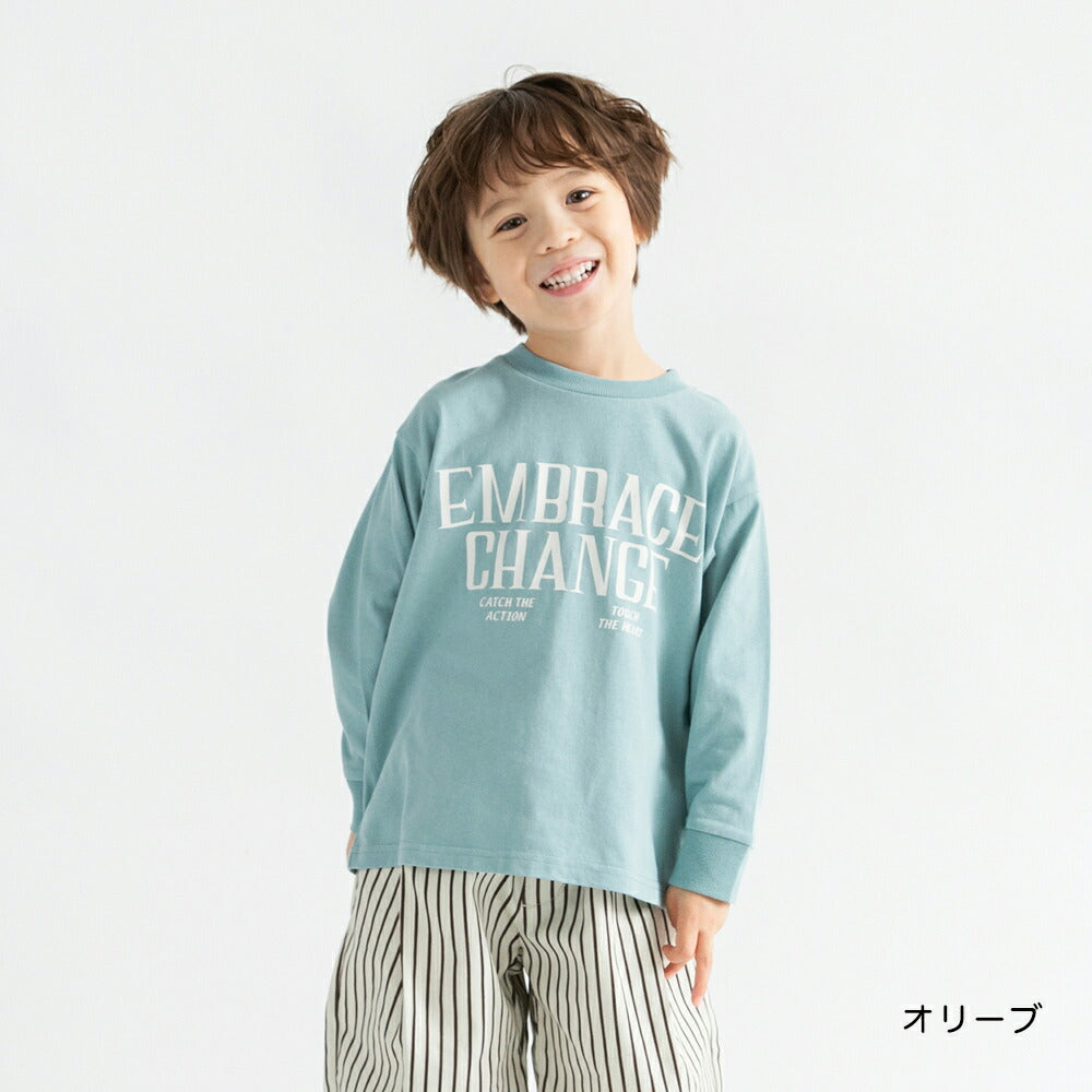 日本童裝 Branshes 印花長袖上衣 100-160cm 男童款/女童款 春季 TOPS