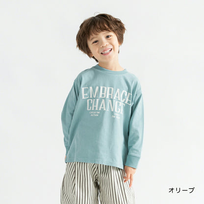 日本童裝 Branshes 印花長袖上衣 100-160cm 男童款/女童款 春季 TOPS