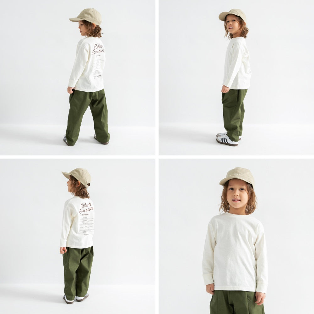 日本童裝 Branshes 印花長袖上衣 100-160cm 男童款/女童款 春季 TOPS