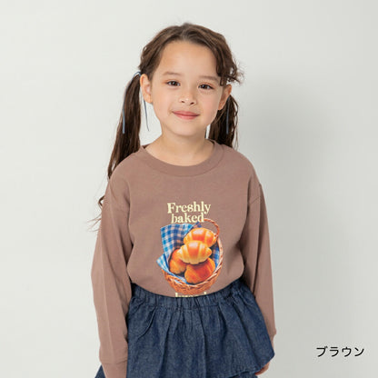 日本童裝 Branshes 印花長袖上衣 100-160cm 男童款/女童款 春季 TOPS