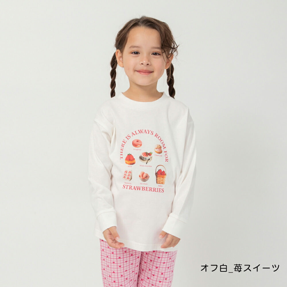 日本童裝 Branshes 印花長袖上衣 100-160cm 男童款/女童款 春季 TOPS