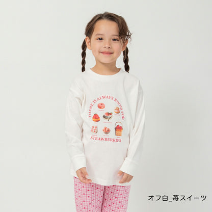 日本童裝 Branshes 印花長袖上衣 100-160cm 男童款/女童款 春季 TOPS