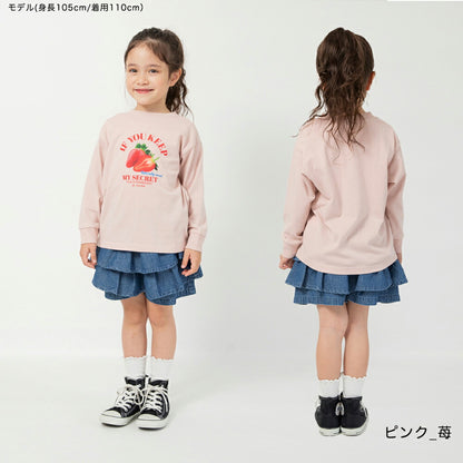 日本童裝 Branshes 印花長袖上衣 100-160cm 男童款/女童款 春季 TOPS