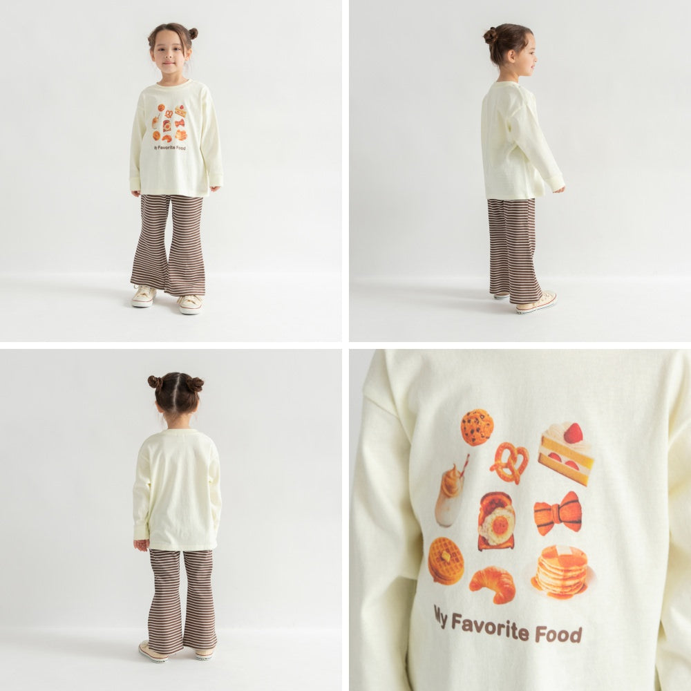 日本童裝 Branshes 印花長袖上衣 100-160cm 男童款/女童款 春季 TOPS