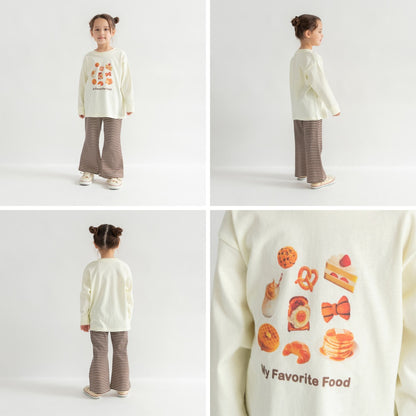 日本童裝 Branshes 印花長袖上衣 100-160cm 男童款/女童款 春季 TOPS