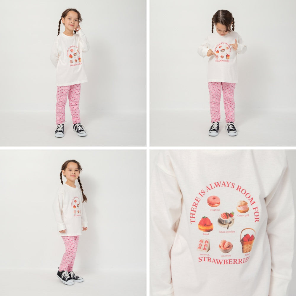 日本童裝 Branshes 印花長袖上衣 100-160cm 男童款/女童款 春季 TOPS