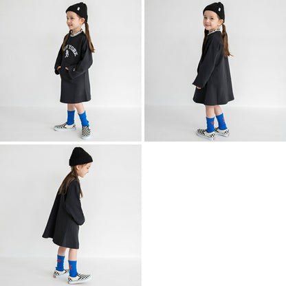 日本童裝 Branshes x Champion 衛衣連身裙 110-160cm 女童款 春季 DRESSES