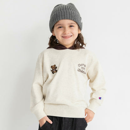 日本童裝 Branshes x Champion 拼色帽衛衣 110-160cm 男童款/女童款 春季 TOPS