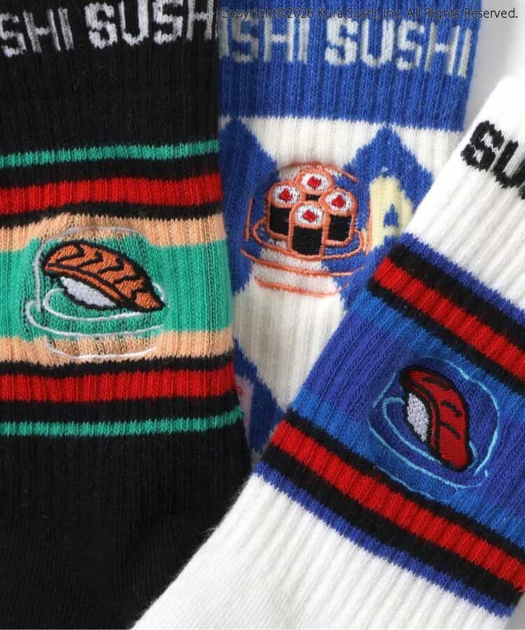 日本直送 BREEZE x くら壽司 襪一對 13-21cm 襪系列