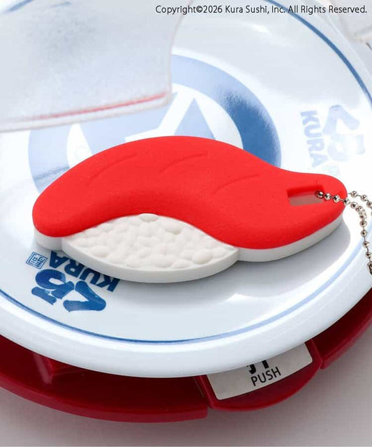 日本直送 BREEZE x くら壽司 三文魚壽司鎖匙扣連杯墊  日常用品