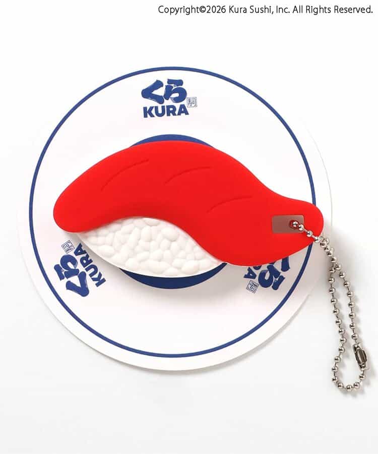 日本直送 BREEZE x くら壽司 三文魚壽司鎖匙扣連杯墊  日常用品