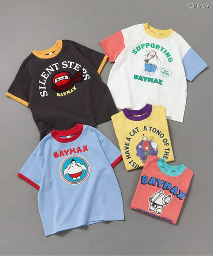 日本童裝 BREEZE  x Disney Baymax 印花上衣 80-130cm 男童款 春季 TOPS