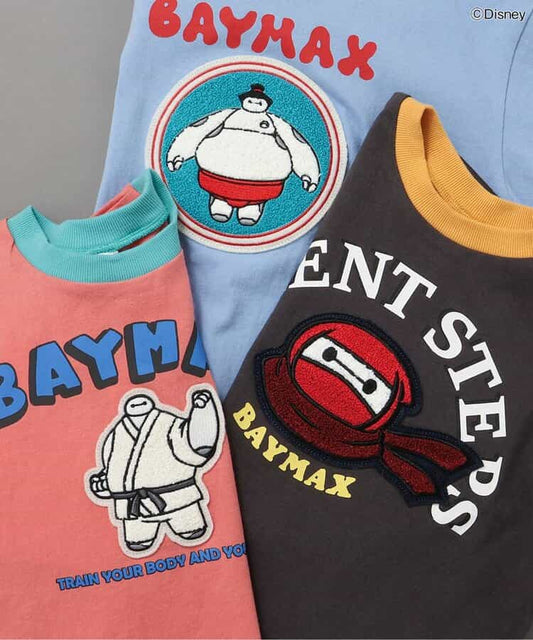 日本童裝 BREEZE  x Disney Baymax 印花上衣 80-130cm 男童款 春季 TOPS