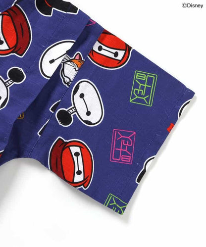 日本童裝 BREEZE  x Disney Baymax 日本甚平 日本和服 80-130cm 男童款 夏季 TOPS PANTS 日本夏祭慶典特輯