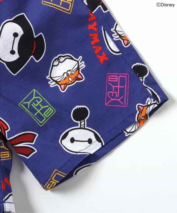 日本童裝 BREEZE  x Disney Baymax 日本甚平 日本和服 80-130cm 男童款 夏季 TOPS PANTS 日本夏祭慶典特輯
