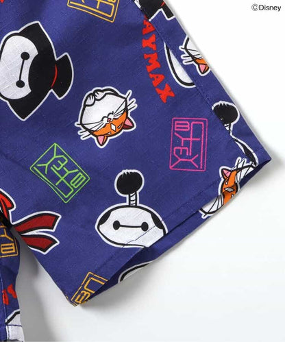 日本童裝 BREEZE  x Disney Baymax 日本甚平 日本和服 80-130cm 男童款 夏季 TOPS PANTS 日本夏祭慶典特輯
