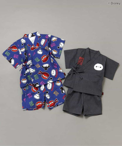 日本童裝 BREEZE  x Disney Baymax 日本甚平 日本和服 80-130cm 男童款 夏季 TOPS PANTS 日本夏祭慶典特輯