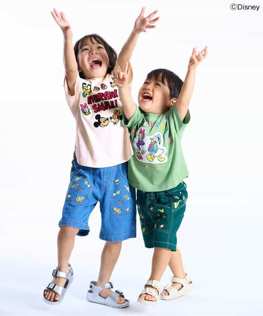 日本童裝 F.O.KIDS x Disney 印花上衣 80-120cm 男童款/女童款 夏季 TOPS