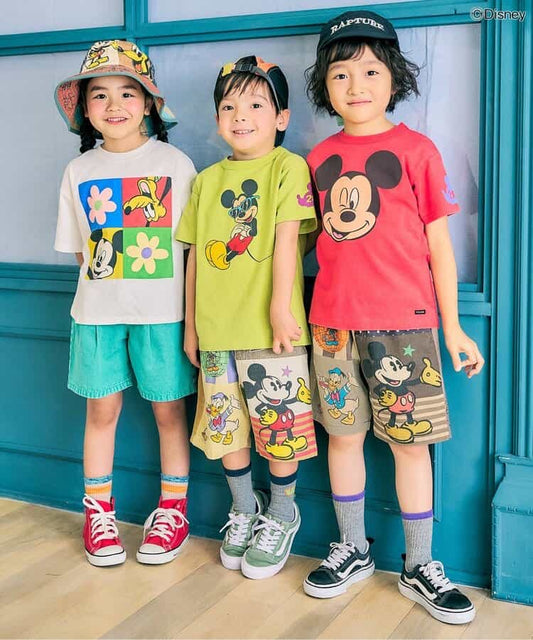 日本童裝 F.O.KIDS x Disney 印花上衣 80-160cm 男童款/女童款 夏季 TOPS