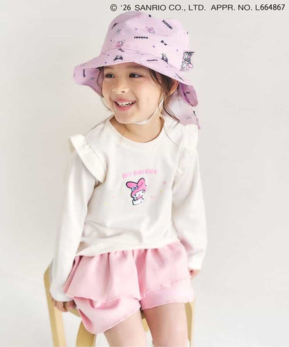 日本童裝 apres les cours x Sanrio 花邊上衣 80-130cm 女童款 春季 TOPS