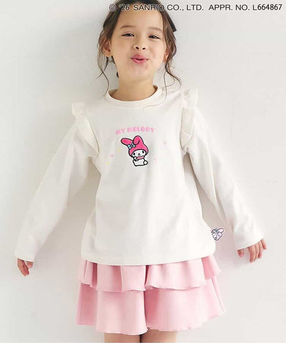 日本童裝 apres les cours x Sanrio 花邊上衣 80-130cm 女童款 春季 TOPS