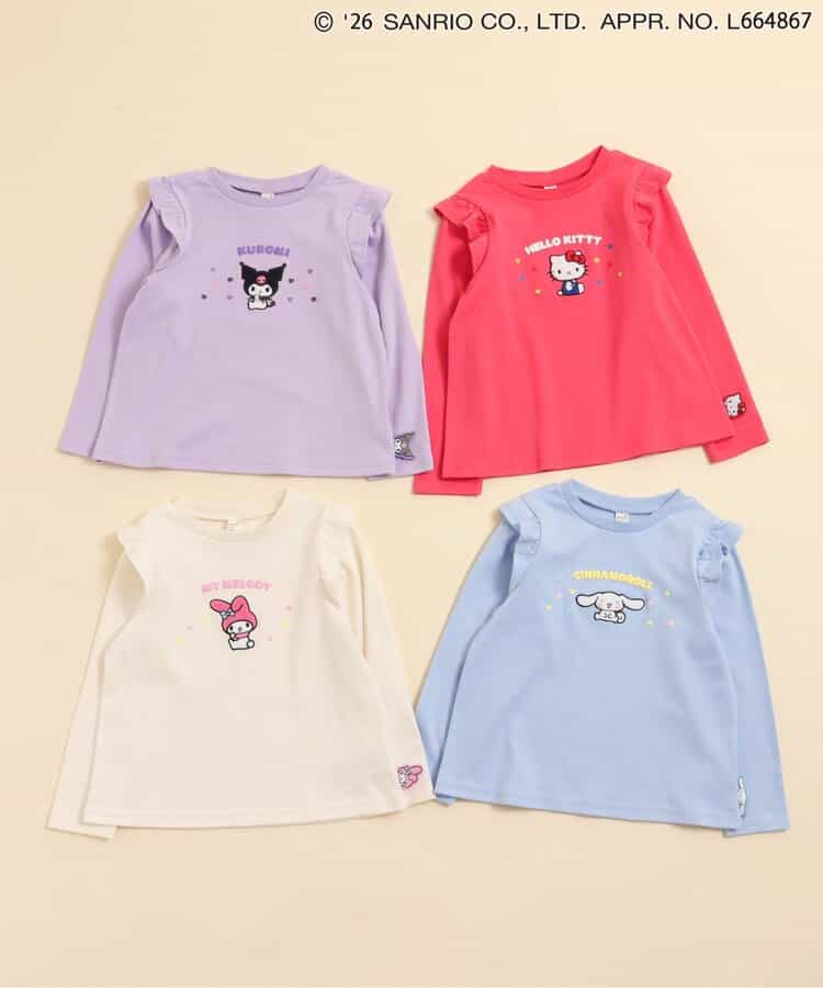 日本童裝 apres les cours x Sanrio 花邊上衣 80-130cm 女童款 春季 TOPS