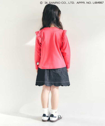 日本童裝 apres les cours x Sanrio 花邊上衣 80-130cm 女童款 春季 TOPS