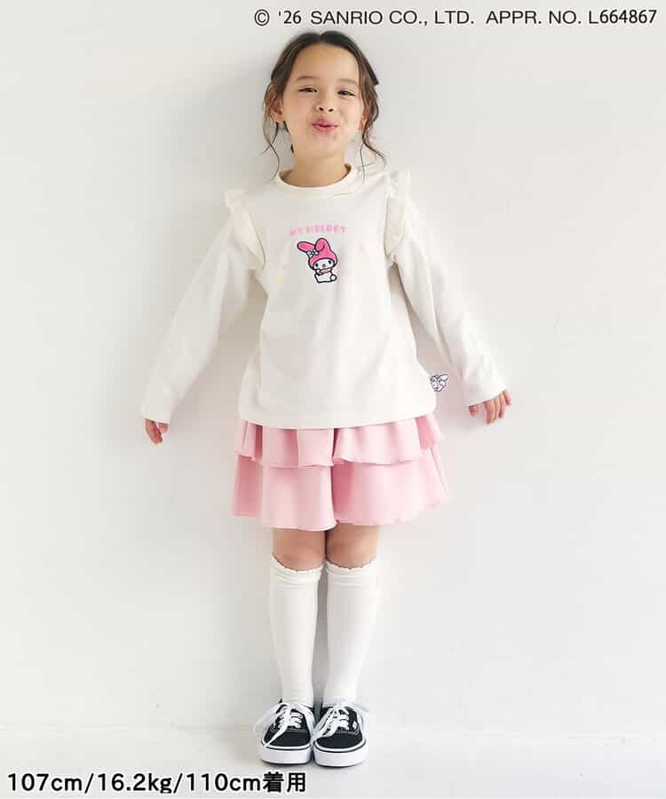 日本童裝 apres les cours x Sanrio 花邊上衣 80-130cm 女童款 春季 TOPS