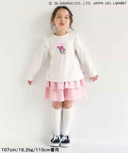 日本童裝 apres les cours x Sanrio 花邊上衣 80-130cm 女童款 春季 TOPS