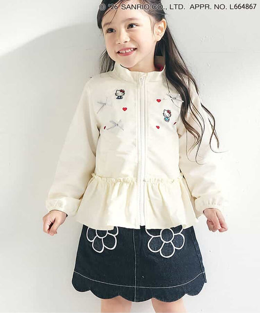 日本童裝 apres les cours x Sanrio 防水系列 花邊風褸 80-130cm 女童款 春季 OUTERWEAR