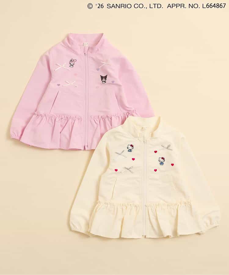 日本童裝 apres les cours x Sanrio 防水系列 花邊風褸 80-130cm 女童款 春季 OUTERWEAR