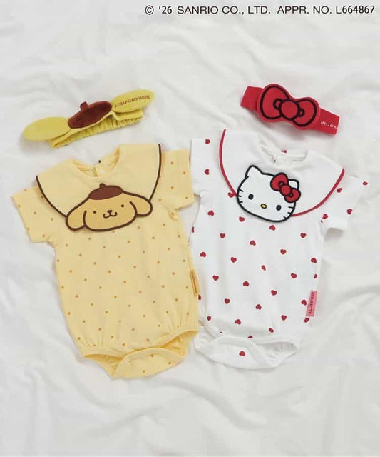 日本童裝 apres les cours x Sanrio 連衣 70-80cm 男童款/女童款 初生嬰兒 夏季 Jumpsuit