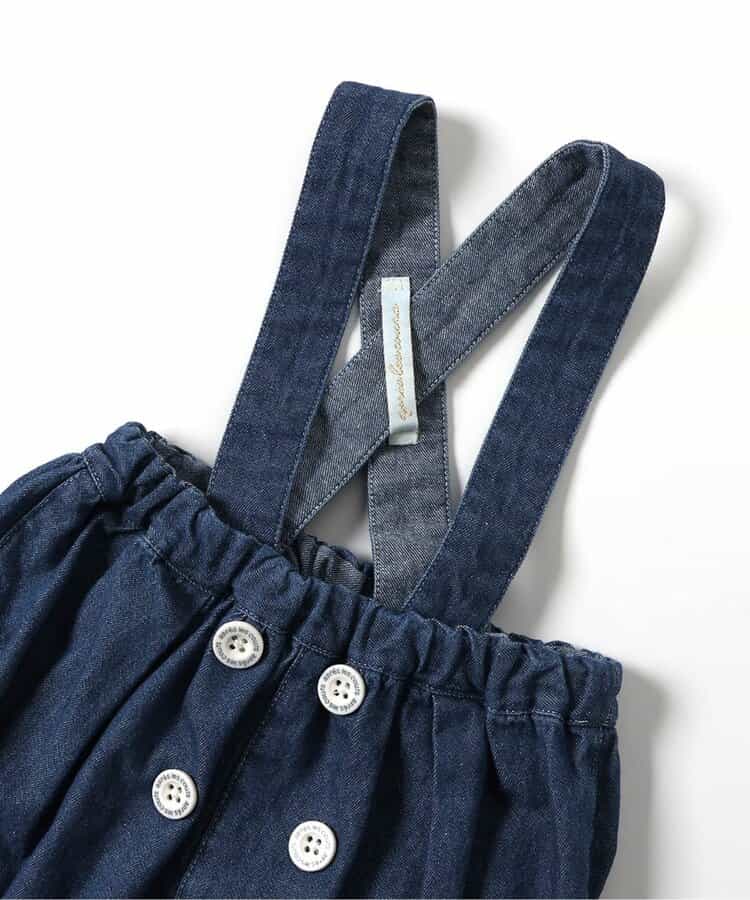 日本童裝 apres les cours x Sanrio 吊帶牛仔短褲 70-80cm 男童款/女童款 初生嬰兒 夏季 PANTS
