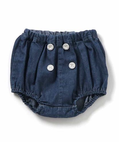 日本童裝 apres les cours x Sanrio 吊帶牛仔短褲 70-80cm 男童款/女童款 初生嬰兒 夏季 PANTS