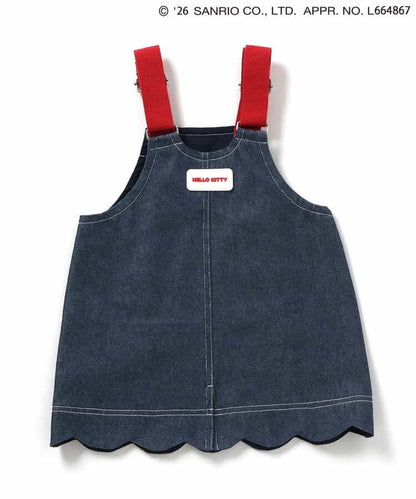 日本童裝 apres les cours x Sanrio 吊帶牛仔裙 80-140cm 女童款 初生嬰兒 夏季 DRESSES
