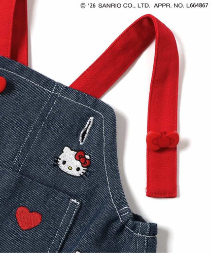 日本童裝 apres les cours x Sanrio 吊帶牛仔裙 70-80cm 女童款 初生嬰兒 夏季 DRESSES
