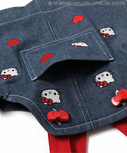 日本童裝 apres les cours x Sanrio 吊帶牛仔裙 70-80cm 女童款 初生嬰兒 夏季 DRESSES