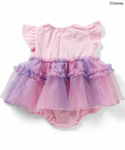 日本童裝 apres les cours x Disney ALICE in WONDERLAND 生蠔BB網紗連衣上衣 70-80cm 女童款 初生嬰兒 夏季 Jumpsuit