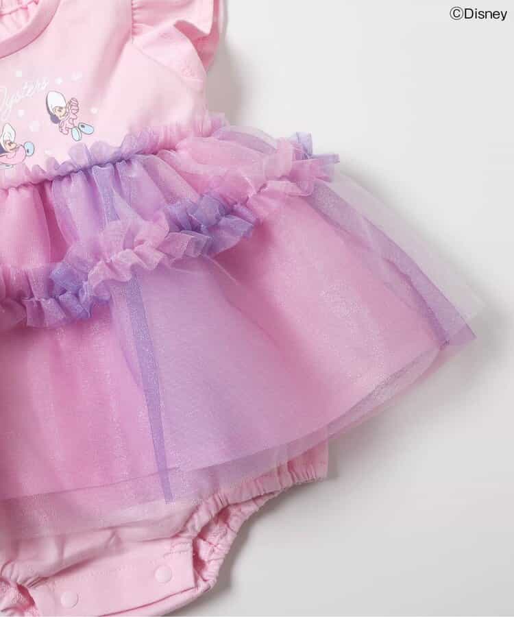 日本童裝 apres les cours x Disney ALICE in WONDERLAND 生蠔BB網紗連衣上衣 70-80cm 女童款 初生嬰兒 夏季 Jumpsuit