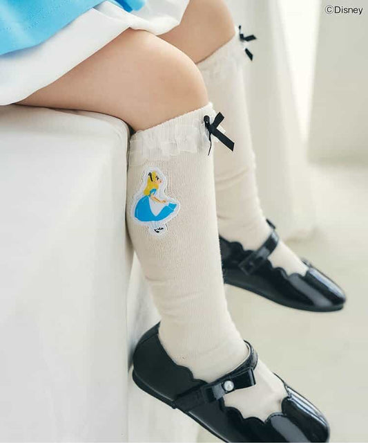 日本直送 apres les cours  x Disney ALICE in WONDERLAND 襪一對 10-21cm 襪系列